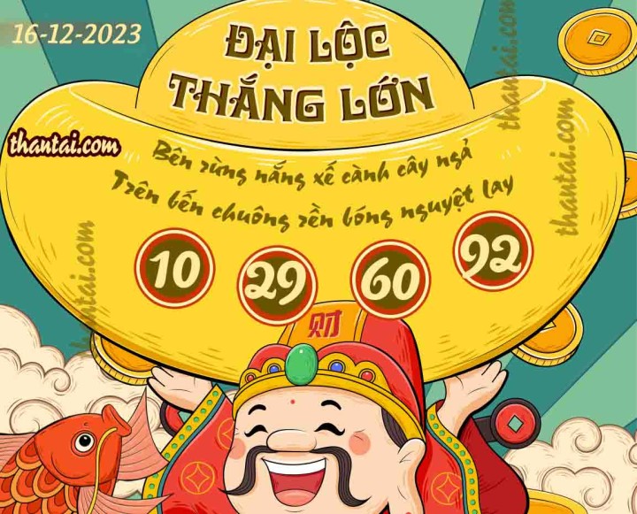 ĐẠI LỘC THẮNG LỚN 01/12/2023