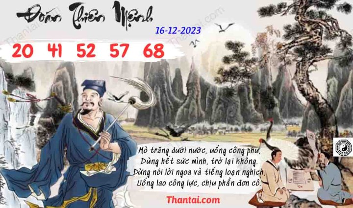 Đoán Thiên Mệnh 01/12/2023