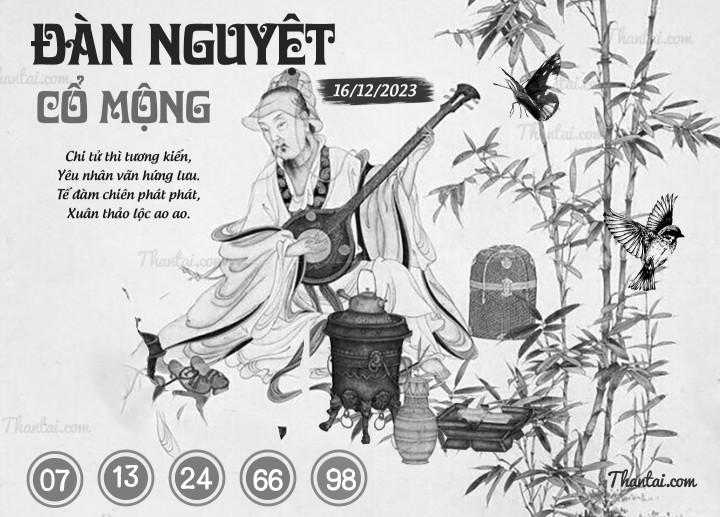 ĐÀN NGUYỆT CỔ MỘNG 01/12/2023