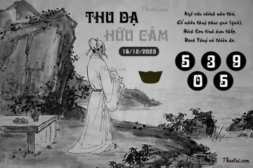 THU DẠ HỮU CẢM 16/12/2023