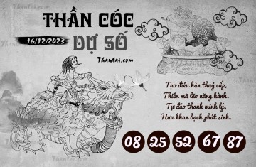 THẦN CÓC DỰ SỐ 16/12/2023