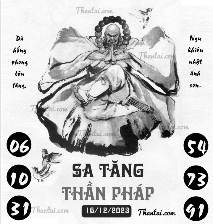 SA TĂNG THẦN PHÁP 01/12/2023
