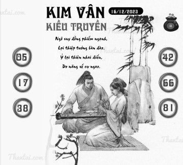 KIM VÂN KIỀU TRUYỀN 16/12/2023