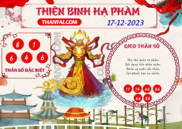 Thiên Binh Hạ Phàm 17/12/2023