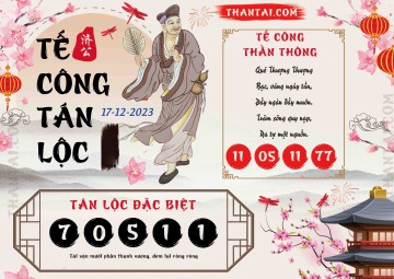 Tế Công Tán Lộc 17/12/2023