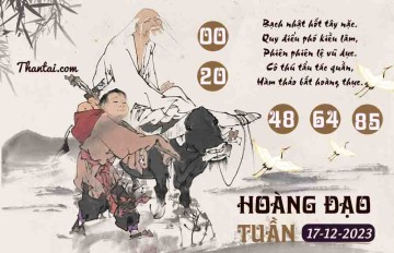 HOÀNG ĐẠO TUẦN 17/12/2023