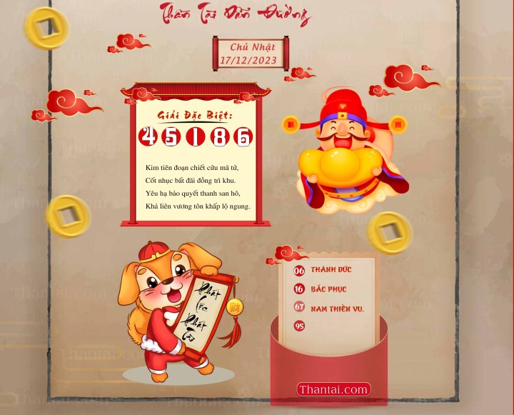 THẦN TÀI DẪN ĐƯỜNG 02/12/2023