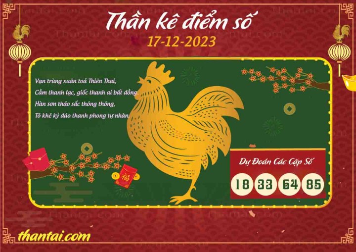 Thần Kê Điểm Số 02/12/2023