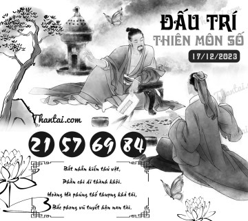 ĐẤU TRÍ THIÊN MÔN SỐ 17/12/2023