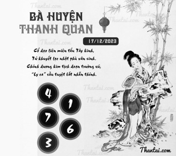 BÀ HUYỆN THANH QUAN 17/12/2023