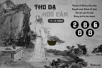 THU DẠ HỮU CẢM 17/12/2023