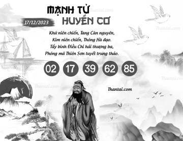 MẠNH TỬ HUYỀN CƠ 17/12/2023