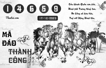 MÃ ĐÁO THÀNH CÔNG 17/12/2023