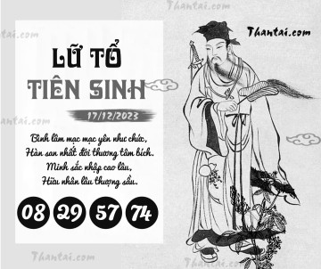 LỮ TỔ TIÊN SINH 17/12/2023