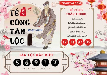 Tế Công Tán Lộc 18/12/2023