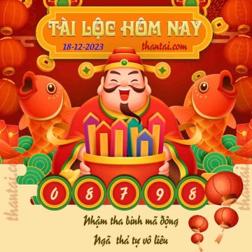 Tài Lộc Hôm Nay 18/12/2023