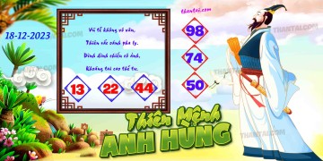 THIÊN MỆNH ANH HÙNG 18/12/2023