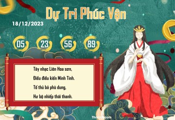 DỰ TRI PHÚC VẬN 18/12/2023