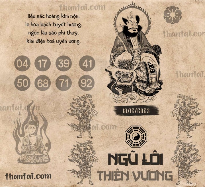 NGŨ LÔI THIÊN VƯƠNG 03/12/2023
