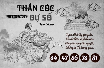 THẦN CÓC DỰ SỐ 18/12/2023