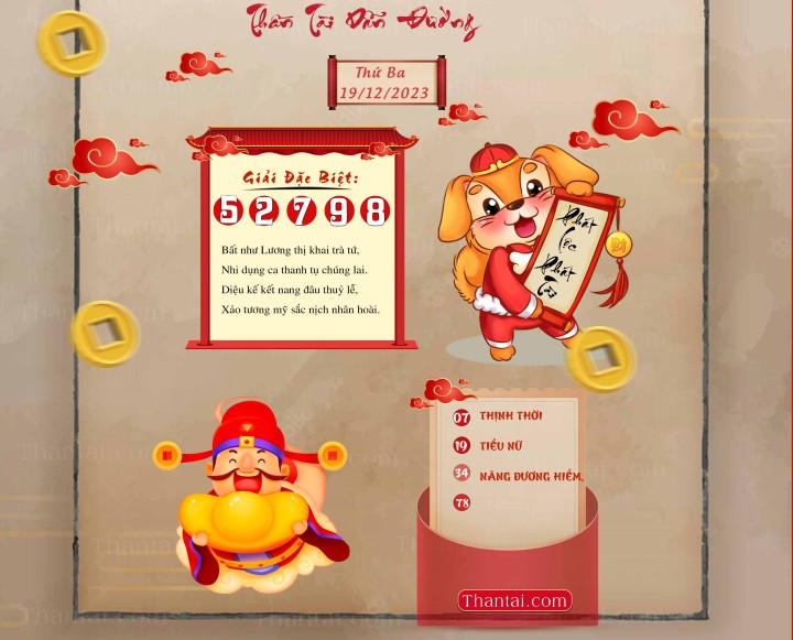 THẦN TÀI DẪN ĐƯỜNG 04/12/2023