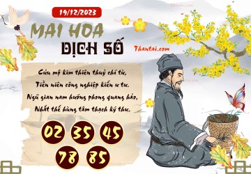 Mai Hoa Dịch Số 19/12/2023