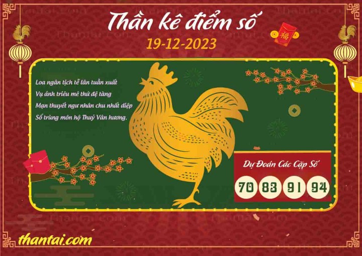 Thần Kê Điểm Số 04/12/2023