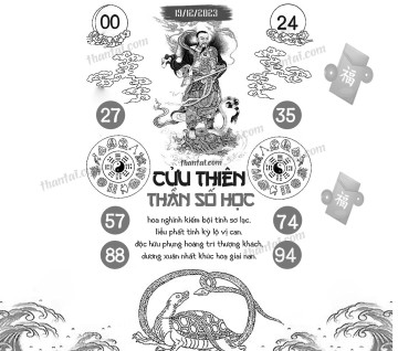 CỬU THIÊN THẦN SỐ HỌC 19/12/2023