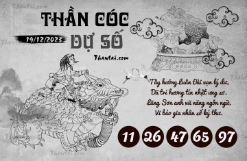 THẦN CÓC DỰ SỐ 19/12/2023