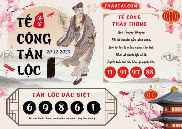 Tế Công Tán Lộc 20/12/2023