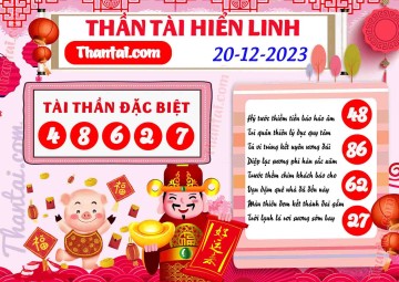 THẦN TÀI HIỂN LINH 20/12/2023