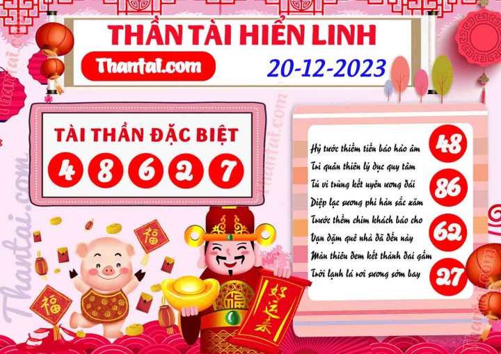 THẦN TÀI HIỂN LINH 05/12/2023