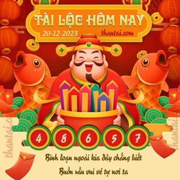 Tài Lộc Hôm Nay 20/12/2023