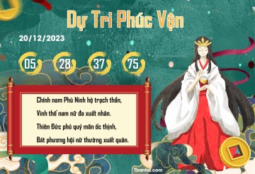 DỰ TRI PHÚC VẬN 20/12/2023