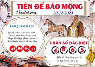 Tiên Đế Báo Mộng 20/12/2023