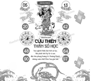 CỬU THIÊN THẦN SỐ HỌC 20/12/2023