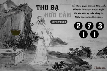 THU DẠ HỮU CẢM 20/12/2023