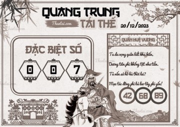 QUANG TRUNG TÁI THẾ 20/12/2023