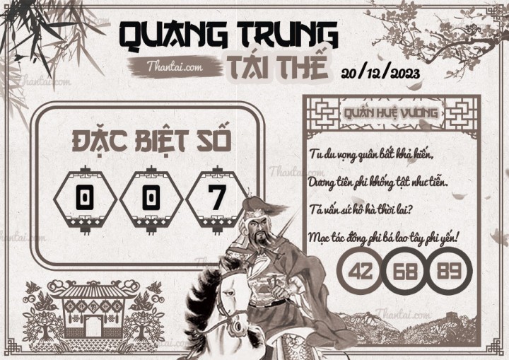 QUANG TRUNG TÁI THẾ 05/12/2023