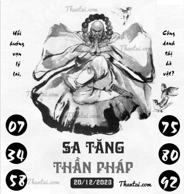 SA TĂNG THẦN PHÁP 20/12/2023