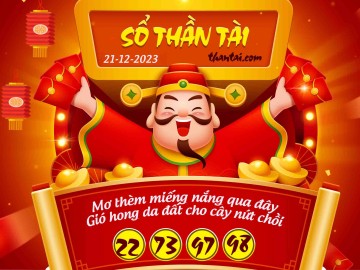 SỔ THẦN TÀI 21/12/2023