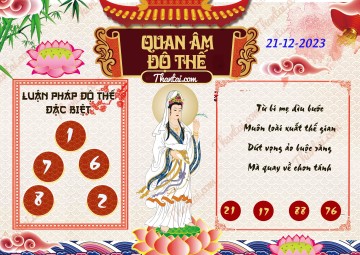 Quan Âm Độ Thế 21/12/2023