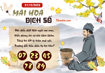 Mai Hoa Dịch Số 21/12/2023