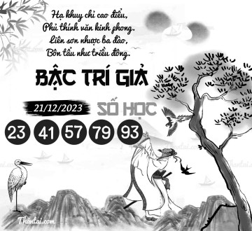 BẬC TRÍ GIẢ SỐ HỌC 21/12/2023