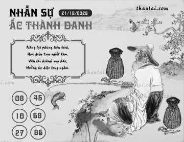 NHẪN SỰ ẮC THÀNH DANH 21/12/2023