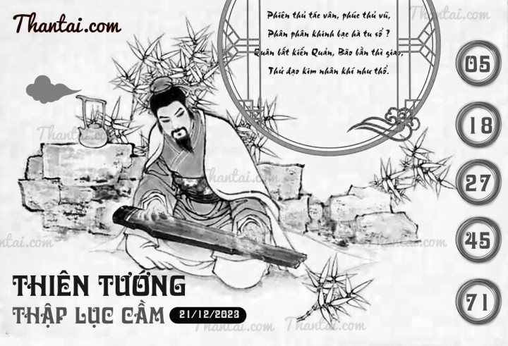 THIÊN TƯỚNG THẬP LỤC CẦU 06/12/2023