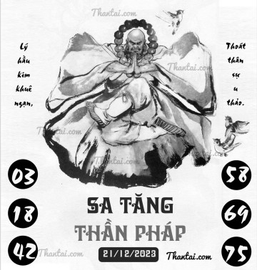 SA TĂNG THẦN PHÁP 21/12/2023