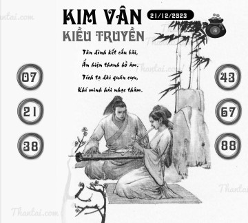 KIM VÂN KIỀU TRUYỀN 21/12/2023