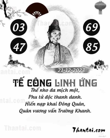 TẾ CÔNG LINH ỨNG 21/12/2023