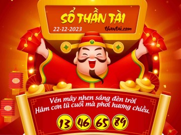 SỔ THẦN TÀI 22/12/2023